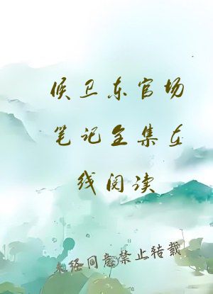 侯卫东官场笔记全集在线阅读