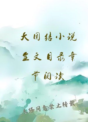 大团结小说全文目录章节阅读